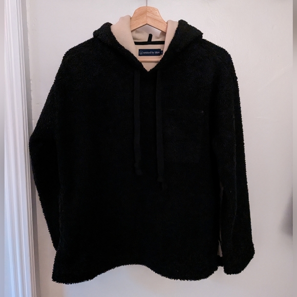 United By Blue- black sherpa hoodie - Picture 2 of 5